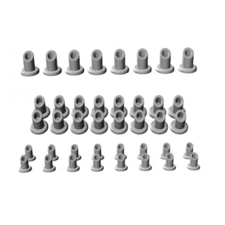 Drainage point large, medium, small