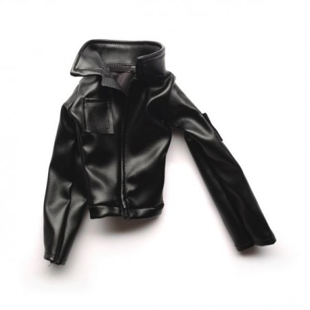 Black leather jacket 1:8