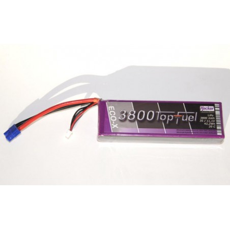 Receiver battery 2S Lipo 4000 mAh