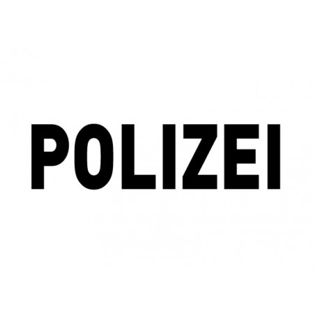 Letrero de Polizei