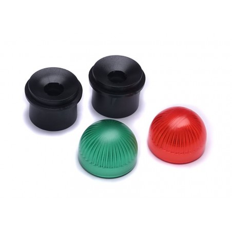 Lamp sockets, red - green, 10 - 20 mm