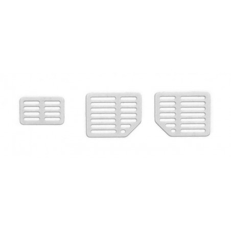 Scale ventilation grilles