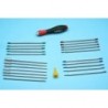 Complete socket spanner set