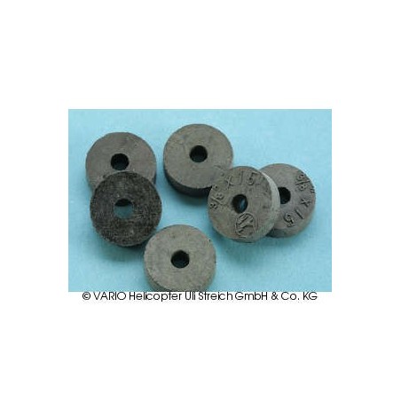 Arandela 4.0 x 15.0 x 4.0 mm rubber