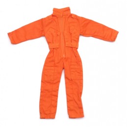 Flight suit, orange, 1:6