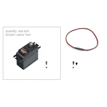 RC system accessories incl. 5 servos