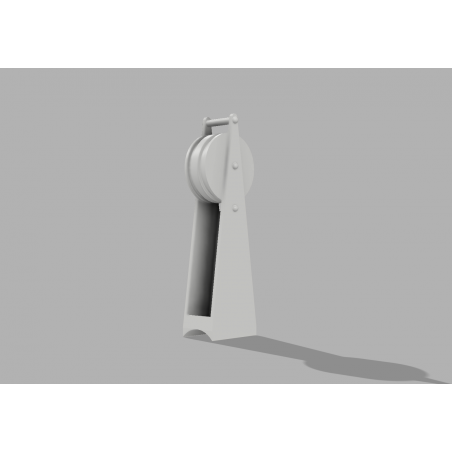 Tail pulleys Lama SA 315 1: 4 scale.
