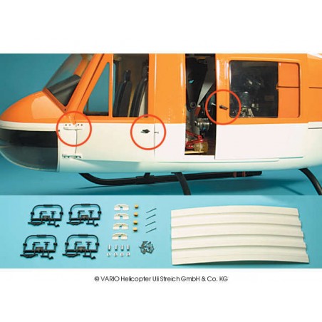 Juego de herrajes Bell 204 UH-1B