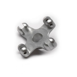 Aluminium 4-bladed control bridge, hole Ø8, for shaft 6mm