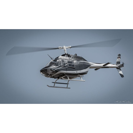 Kit de Fuselaje Jet Ranger XL para electrica