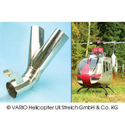 Exhaust tube for turbine, EC 135