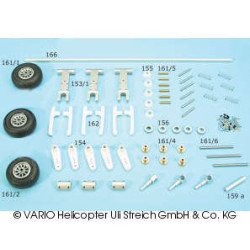 Retractable undercarriage with lowering set