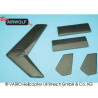 Stabiliser set big AIRWOLF, CF