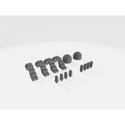 Accesorios tren de aterrizaje UH 1:6