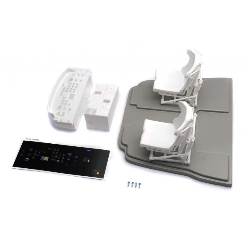 Cabina detallada Bell UH / 212 / 412 1:7