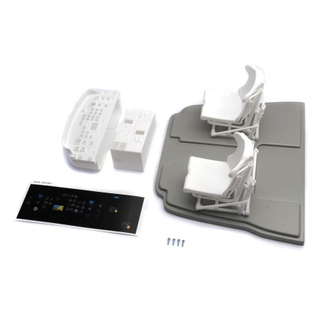 Cabina detallada Bell UH / 212 / 412 1:7