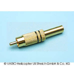 Contact plug gold-plated