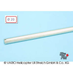 Tail boom 20 x 0.8 x 780 mm, silver