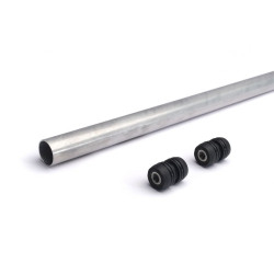 Alu-Heckrohr 20x780mm blank kugelgelagert