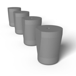 Montaje para cuerda del depósito de combustible x4 1,80 m Lama