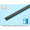 Tube AC 25 x 0,8 x 820 mm, noir