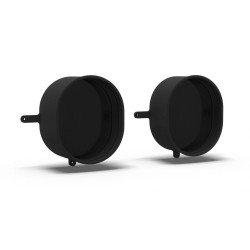 Tubo de escape simulado a izquierda y derecha