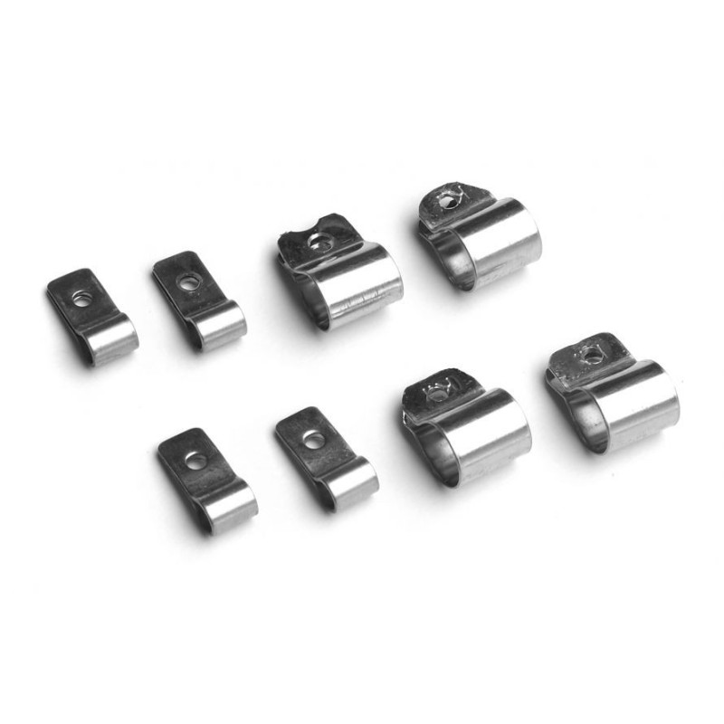 Juego de abrazaderas de acero inoxidable