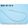 Tail skid for Bell 47 G II