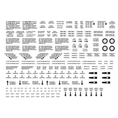 Transferencia húmeda de arco decorativo Chinook XL