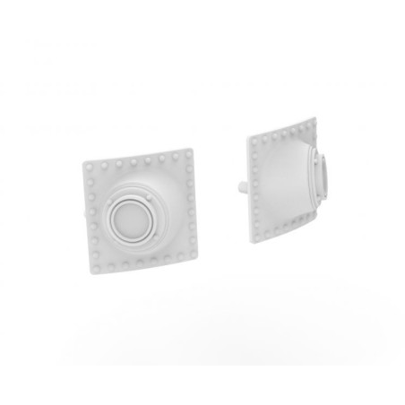 Sensores de alerta de misiles Cúpula frontal x2 1:7,5
