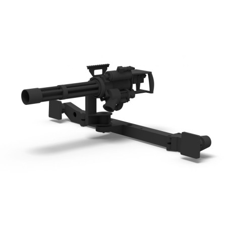 Ametralladora con montajes de cañón 1:7,5