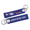 Remove before flight - Keyring - blue