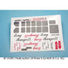 Decal sheet Long Ranger II