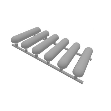 Costillas Frontal Dome Cover x6