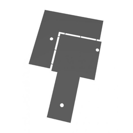 Placa de piso para el asiento del piloto li+re