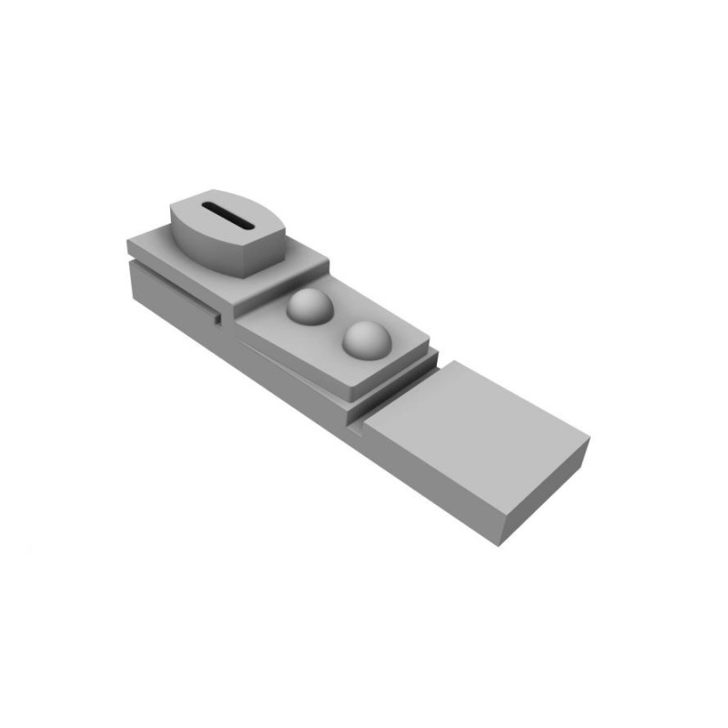 Clam shell door latch x2