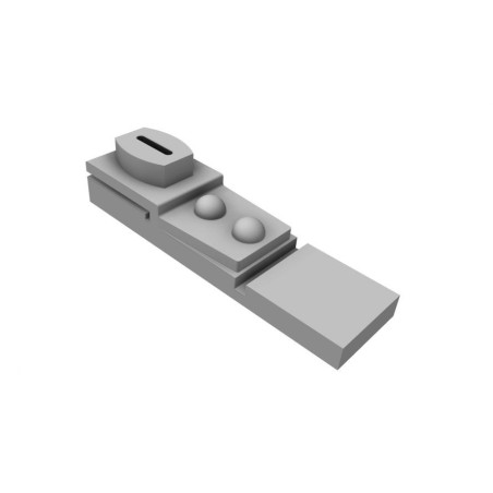 Clam shell door latch x2