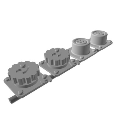 Electric sockets 2x2