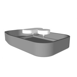 Flat antennas - set of 3