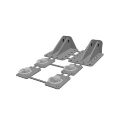 Bracket & eyebolts set