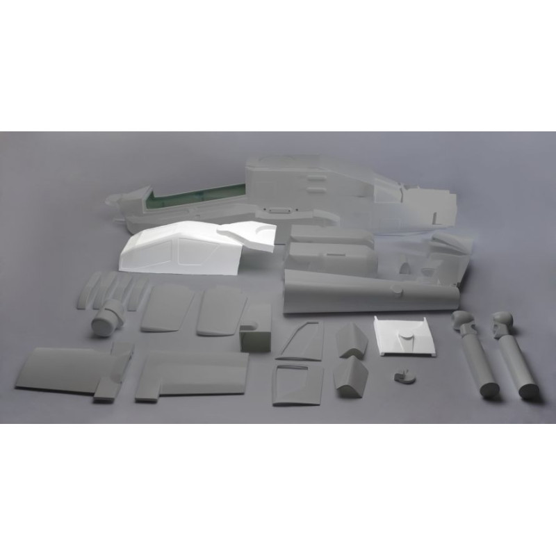 Cowling Apache 1:7 en dos partes.