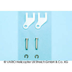 Curved link, with pin