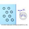 O-Ring 2,5 x 13 mm, weich
