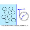O-ring 1.5 x 19 mm soft