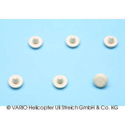 Bouchon en caoutchouc 14 mm, pin 5x6mm