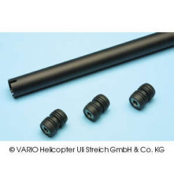 Poutre AC 20 x 0,8 x 780 mm noir, avec roulements