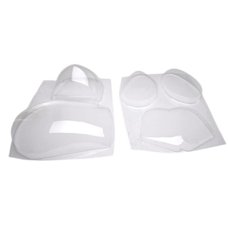 Juego de cristales para Hughes 500 E transparentes