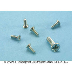 Recessed countersunk screw M 2 x 6