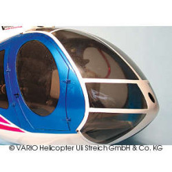 Hughes 500 E cristal delantero tintado