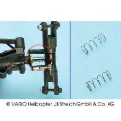 Rückstellfeder, verchromt